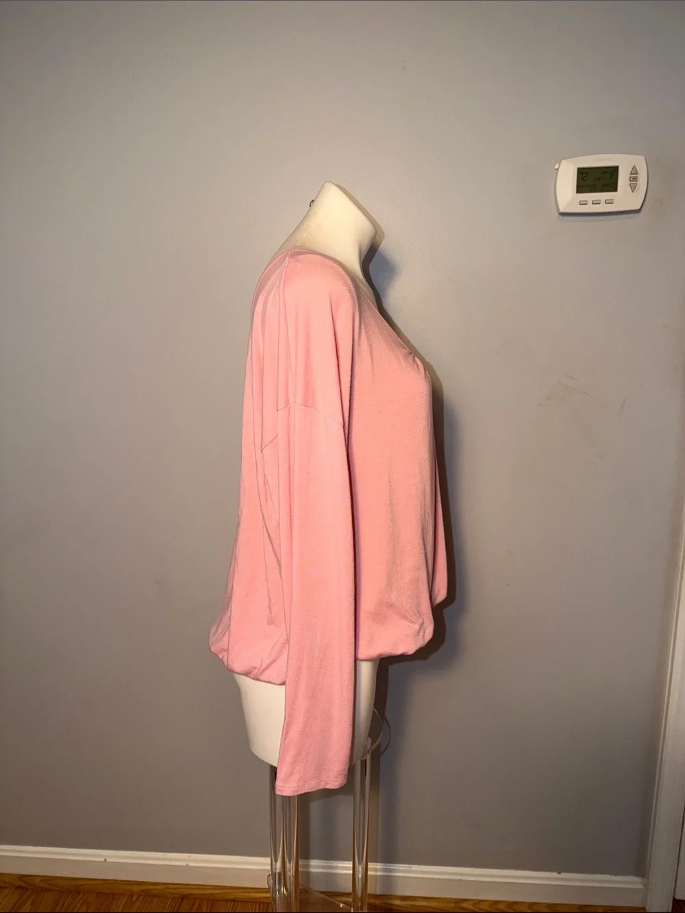 Anthropologie Maeve Ladies Long sleeve Bubble Too. X-Large. Pink.